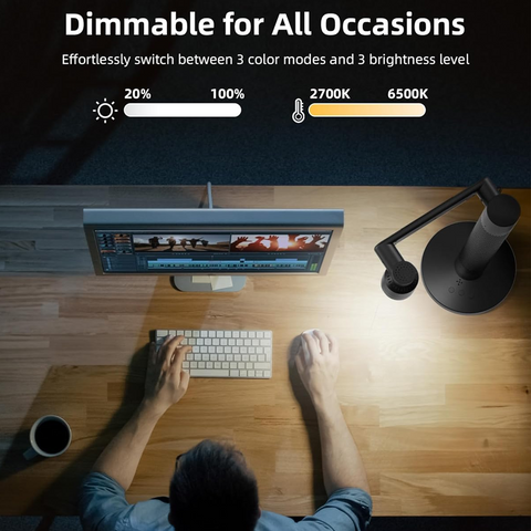 Smart Desk Lamp,Sunset Light and Ambient Light with Million RGB Color