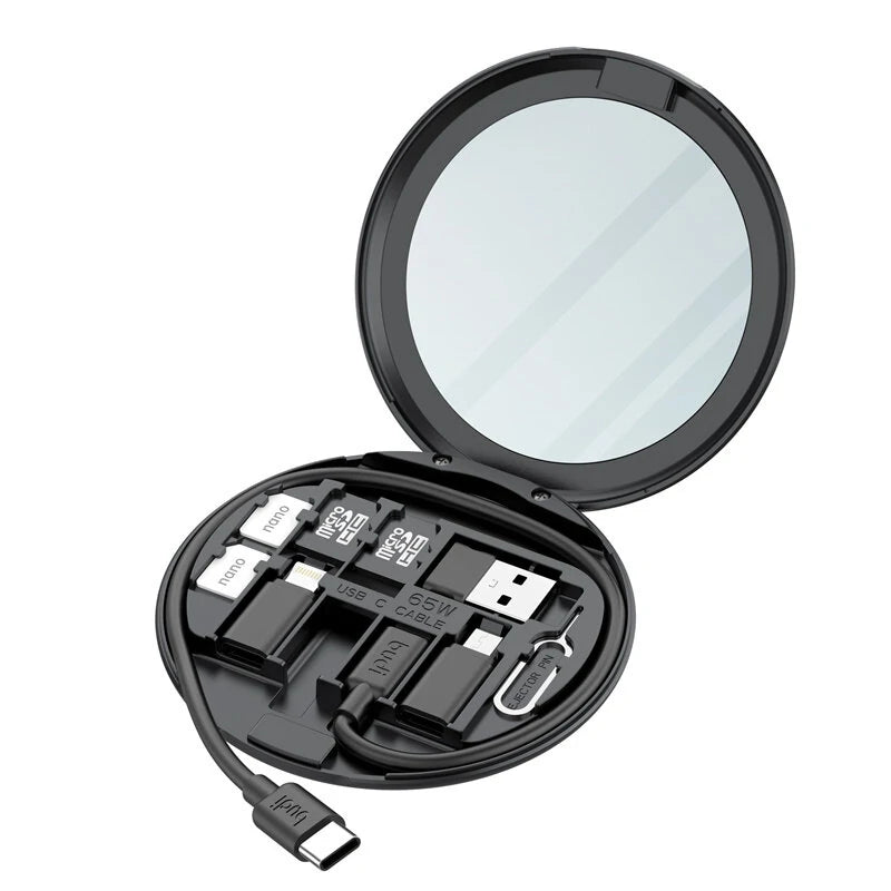Budi DC519B 11-In-1 Type-C 65W USB Multifunction Storage Case