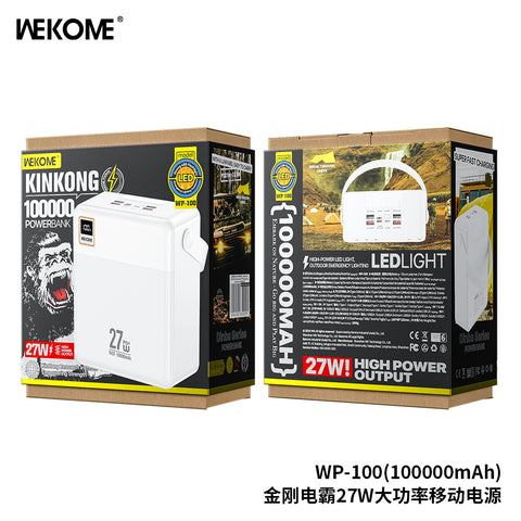 WEKOME WP-100 100000mAh Power Bank