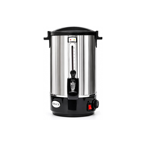 Commercial Hot Water Boiler with Faucet Tap, Stainless Steel Electric Water Dispenser (29.5 Ltr)