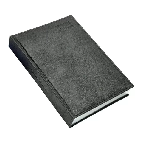 Willow Stamp Album Polylurethane 16-Sheets 173x250mm, Black - FSSA173X250PU16