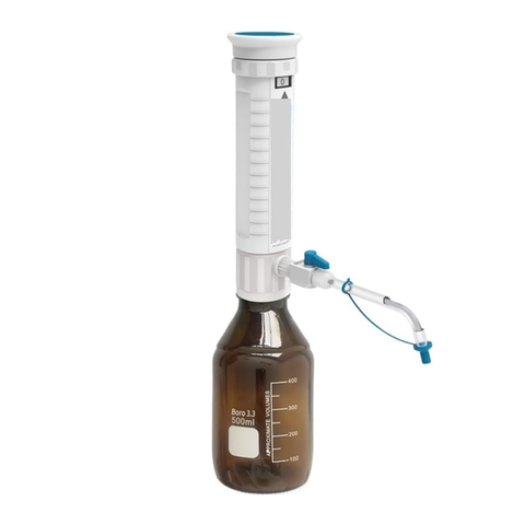 Bottle Top Dispenser Adjustable Quantitative Laboratory Dispenser Autoclavable Lab Equipment With Bottle(1-5ml)