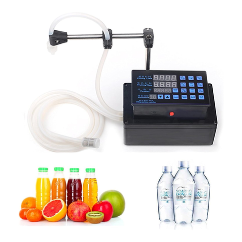 Olmecs Liquid Filling Machine, Automatic Small CNC Filling Machine 3.5L / Min, for Water, Perfume, Beverage, Soy Sauce Vinegar, Liquid Fertilizer