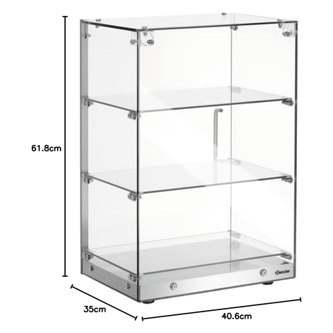 Olmecs Glass Buffet Cabinet Neutral Display Showcase