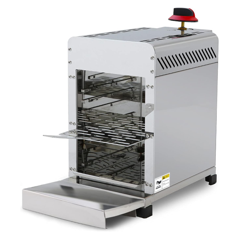 Propane Infrared Steak Grill, Outdoor Portable Gas Grill with Vertical Cooking