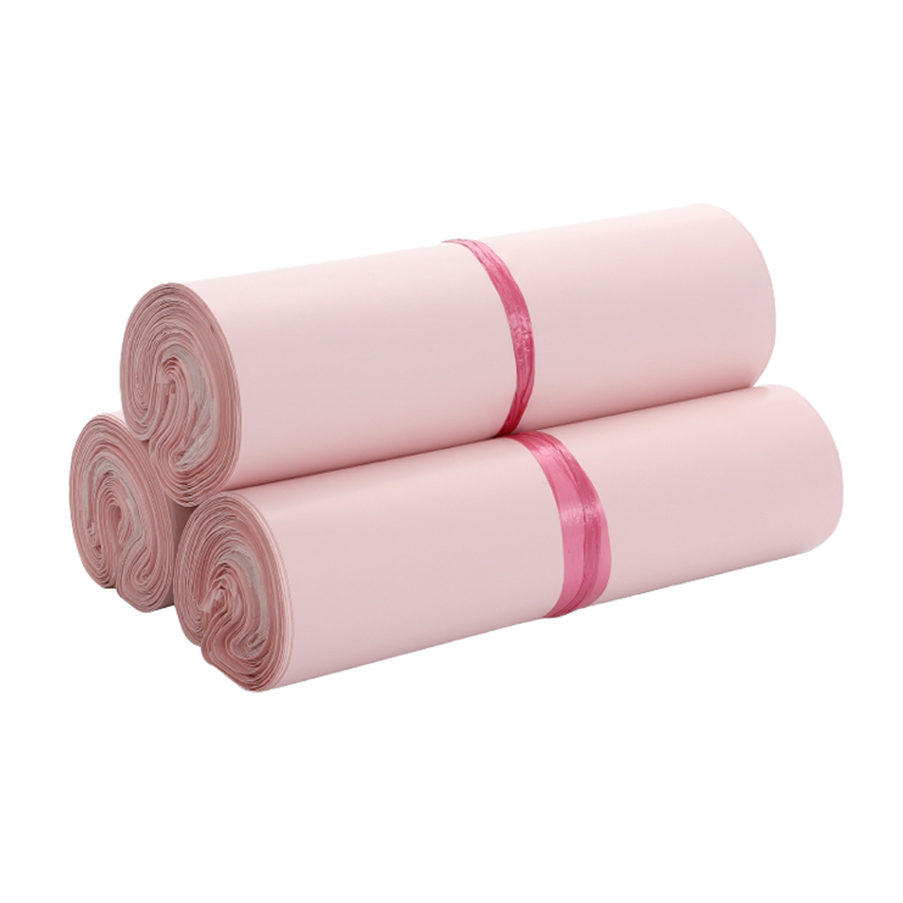 50Pc Pack 25x31 Cms Self-seal Adhesive Courier Storage Bags Mailer Postal Shipping Mailing Bags Pink Matt - Willow