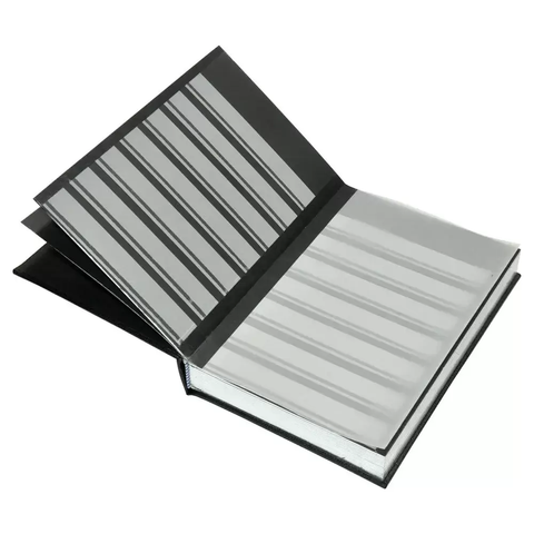 Willow Stamp Album Polylurethane 16-Sheets 173x250mm, Black - FSSA173X250PU16