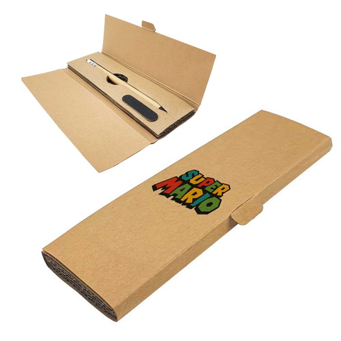 Olmecs Bamboo Inkless Pen with Eraser, Writes in Black (25Pc Pack)