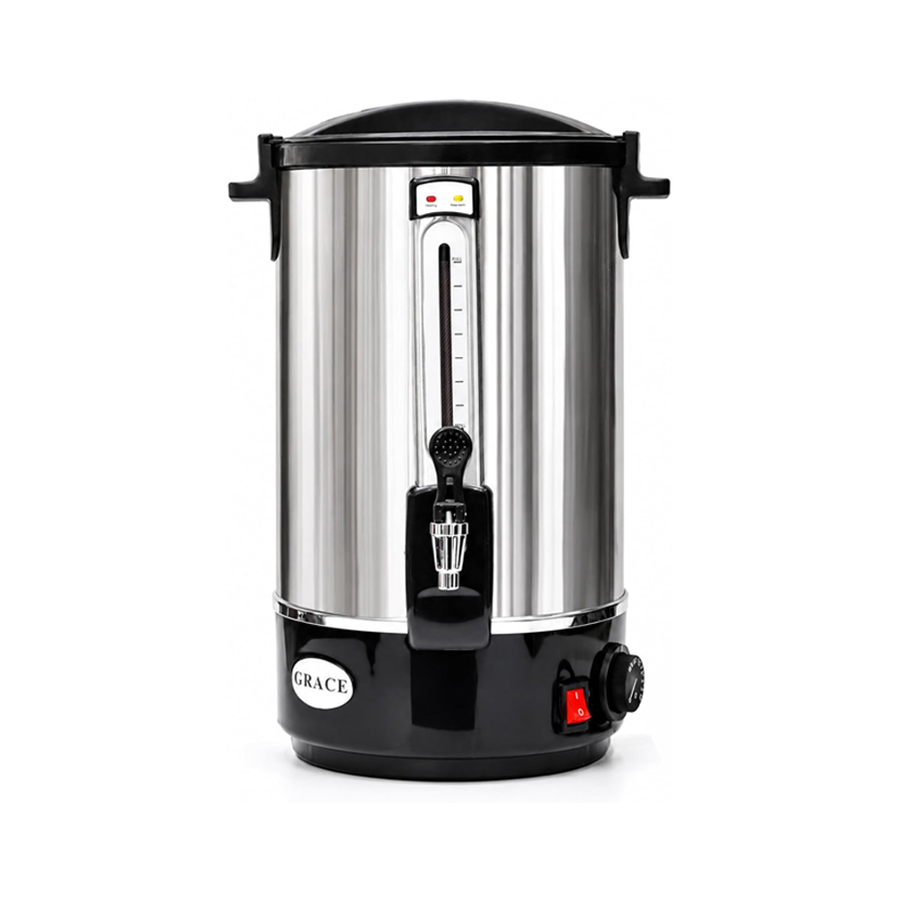 Commercial Hot Water Boiler with Faucet Tap, Stainless Steel Electric Water Dispenser (18.5 Ltr)