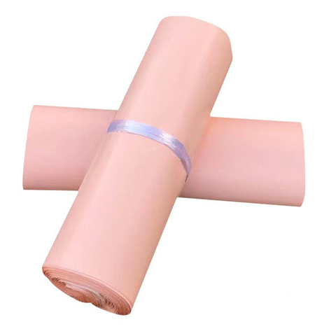 50Pc Pack 28x38Cms Self-seal Adhesive Courier Storage Bags Mailer Postal Shipping Mailing Bags Pink Matt (28x38 Cms)  - Willow)