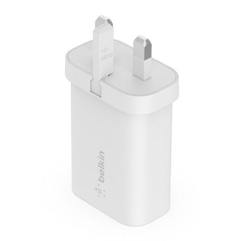 Belkin 25W USB-C Wall Charger With USB-C Cable - White