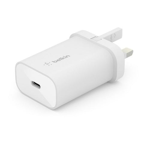 Belkin 25W USB-C Wall Charger With USB-C Cable - White