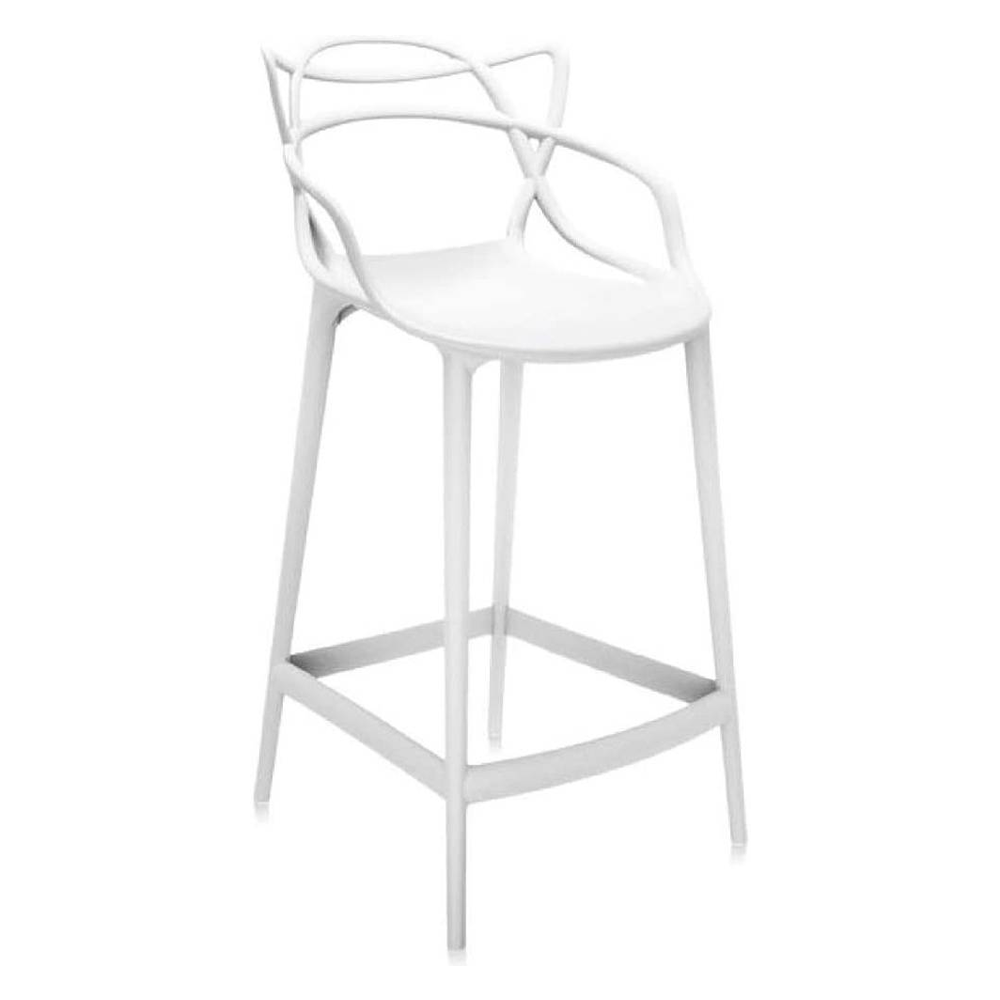High Leg Bar Chair with Arm Rest