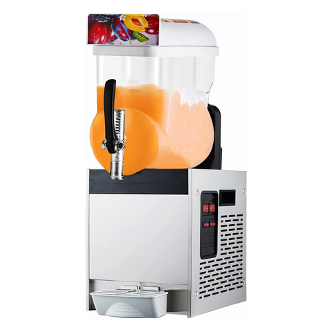 Royal Best 15Ltr Commercial Slushy Machine Maker, -3~-2℃ Slushie Maker Machine Ice Slush Frozen Juice Smoothie Drink Maker,