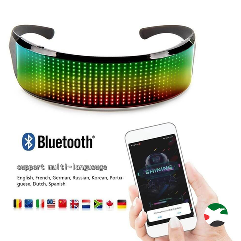 Smart LED Party Glasses with Mobile App Control