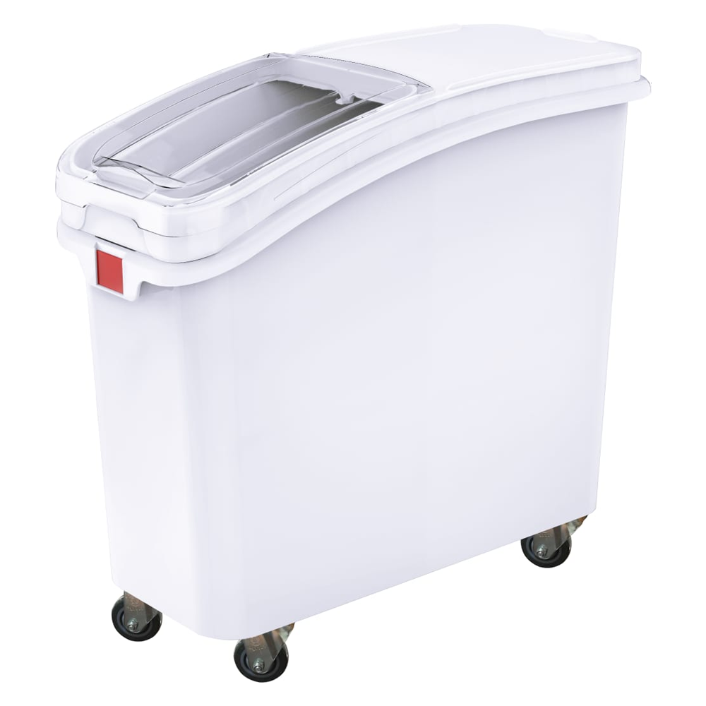 Olmecs White Ingredient Storage Bin, Capacity 102 Ltr. Shelf Ingredient Bin with Lid and Scoop for Kitchen (Copy)