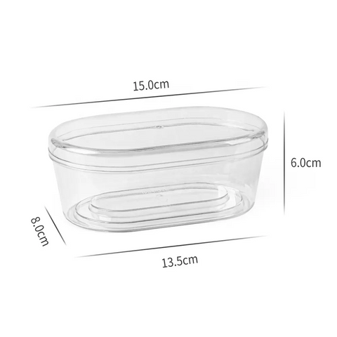 Transparent Plastic Case Cake Candy Biscuits Container Dessert Tiramisu Cake Box PS Food Container Packaging 50Pc Pack