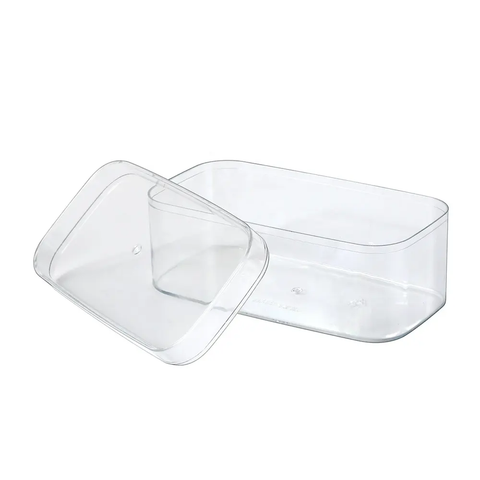 Willow Transparent Rounded Rectangle Box, Small 50 Pc CTN (11.5x6x5 Cms)