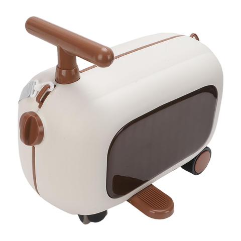 Kids Ride On Luggage, Multi Functional Toddler Suitcase with Wheels and 90 Degree Folding Pedals