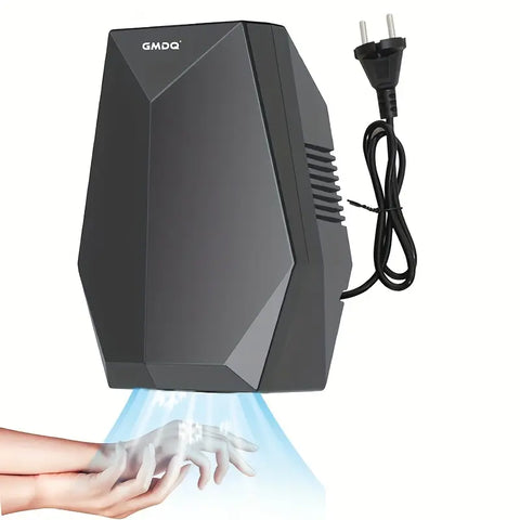 Smart Sensor Hand Dryer, Wall-Mounted Hand Drying Device, Blue Light Irradiation, 1600W High Power