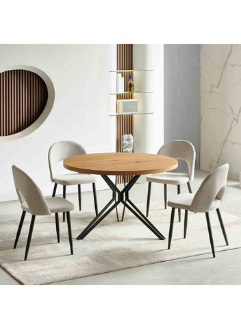 Olmecs Home and  Dining Room Restaurant Chair (beige)