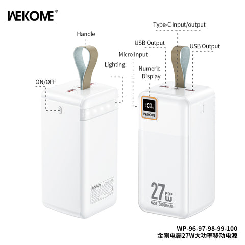 WEKOME WP-100 100000mAh Power Bank