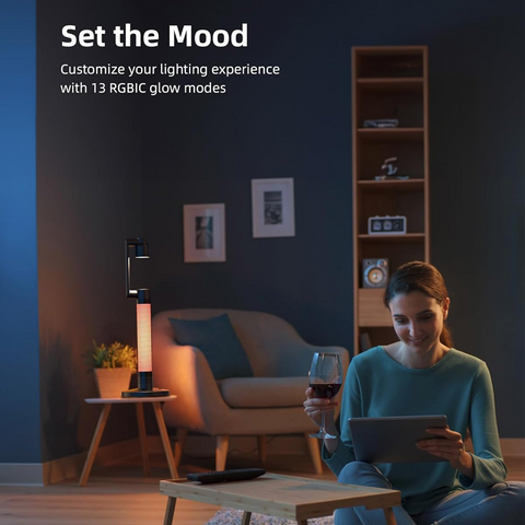 Smart Desk Lamp,Sunset Light and Ambient Light with Million RGB Color