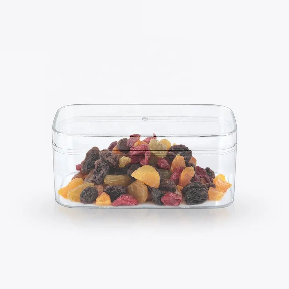 Willow Transparent Rounded Rectangle Box, Small 50 Pc CTN (11.5x6x5 Cms)