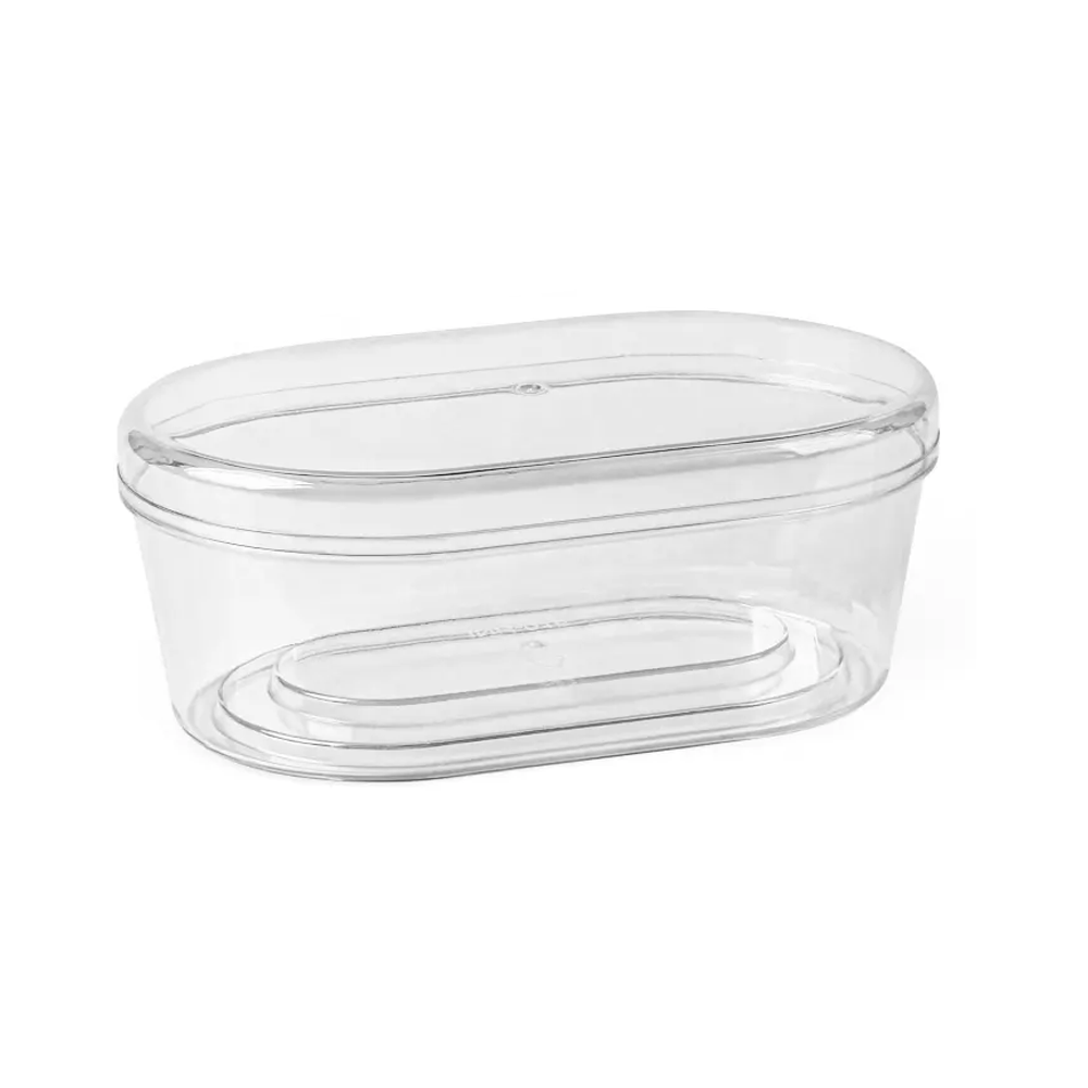 Transparent Plastic Case Cake Candy Biscuits Container Dessert Tiramisu Cake Box PS Food Container Packaging 50Pc Pack