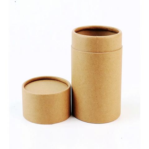 WILLOW Kraft Paperboard Cylindrical Tubes 12Pc Pack (15X6.5 Cms)