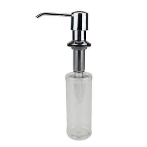 Heavy-Duty Kitchen Sink Deck Mount Liquid Soap / Lotion Dispenser with Refillable 12 Oz. Bottle