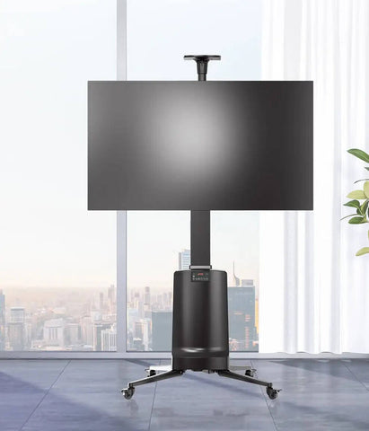 Motorized Versatile Professional Mobile Cart for Extra Large TV Smart Board and Video Conference Room Solution