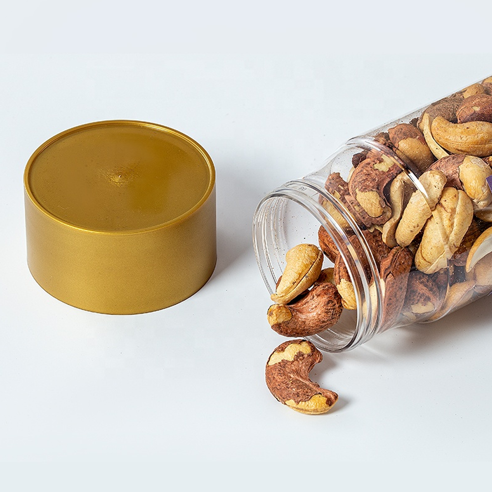 Willow Clear PET Plastic Packing Tube Bottle for Biscuits Cookies Spice & Nuts (300ML) 240 Pcs / Carton