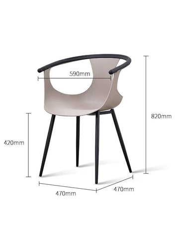 Olmecs Furniture Leisure Chair For Lounge,Dining desk chair Beige