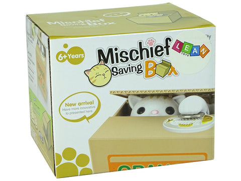 Mischief Saving Box Cute Kitty Money Box Piggy Bank