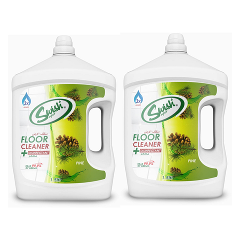 Swish Super Antibacterial Floor Cleaner + Disinfectant - Pine 1.5 Ltr (2Pc Pack)