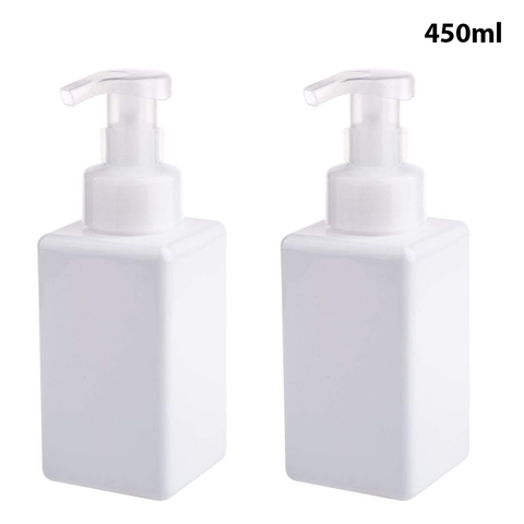 Willow 450ml Refillable Plastic Empty Lotion Soap Dispenser Liquid Container for Shampoo or Body Wash (144 Pcs / Ctn)
