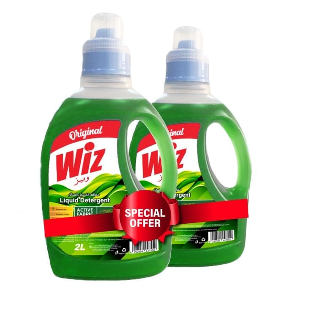 Swish Super Wiz Liquid Laundry Detergent 2L Original - Offer pack