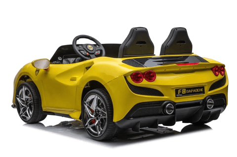 Ferrari Styled Kids Ride On Car 24V Yellow YT-DPC