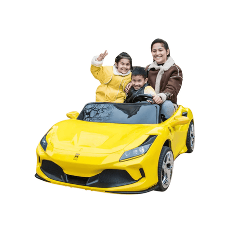 Ferrari Styled Kids Ride On Car 24V Yellow YT-DPC