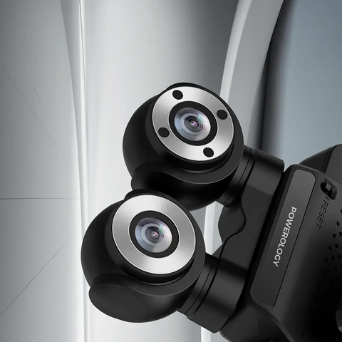 Powerology Dual Lens Dash Camera