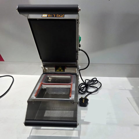 Food Sealing Packing Machine, Manual Sandwich Tray Heat Sealing Machine Equipped with an Adjustable Bi-Format Mold