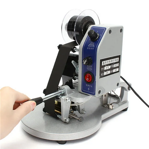 Olmecs DY-8 Manual Hand Operated Hot Stamp Date Printer Coding Machine Date Coder