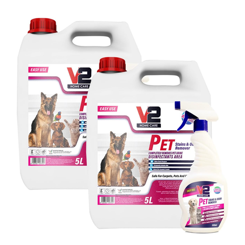 Swish Super Pet Stains and Odor Remover 2x5L + 500ml Spray Bottle (2)