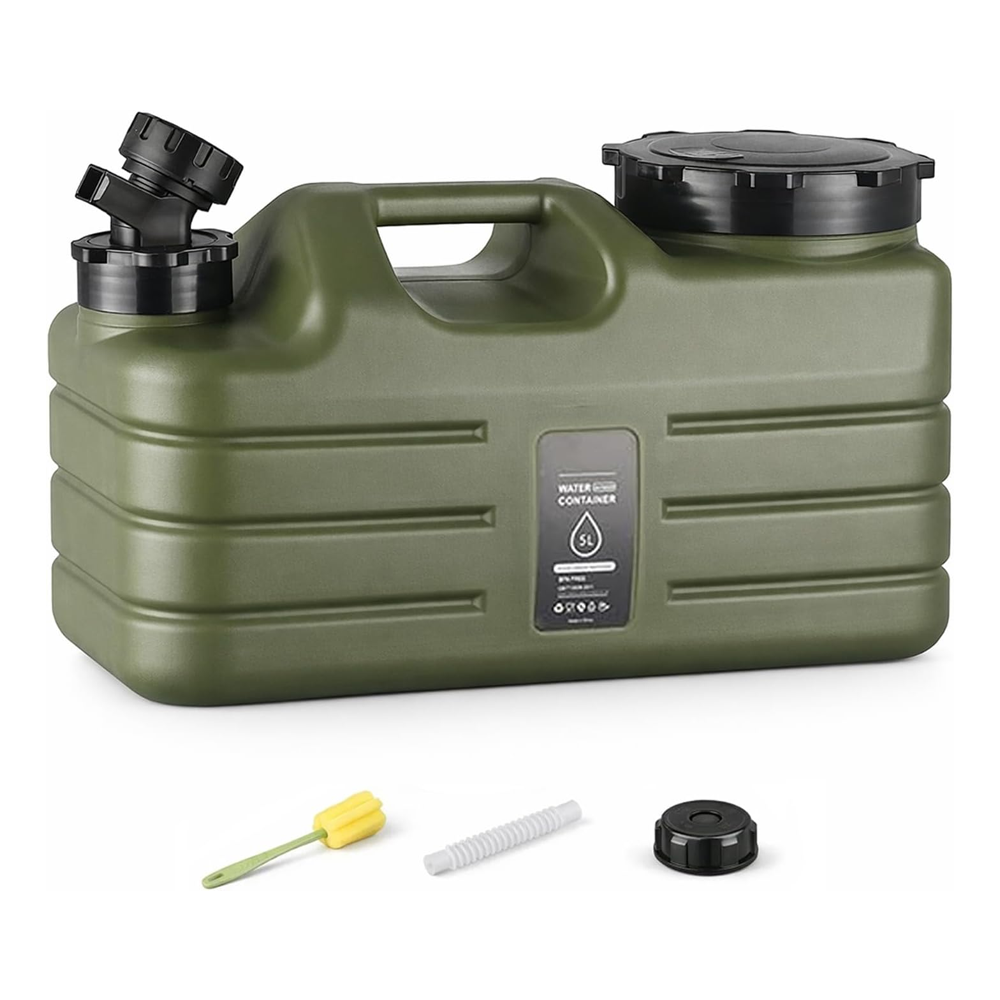 Portable Outdoor Camping Water Storage Container – BPA-Free, Durable Camping Water Jug with Spout & Accessories (5Ltr)
