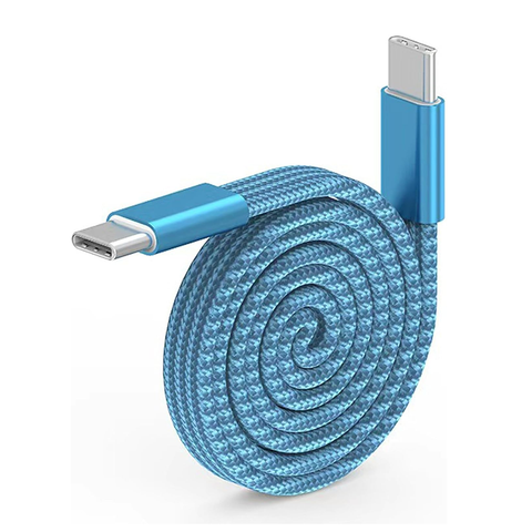 1M USB C to USB C Fast Charging Cable – Braided Type C Charger Cable