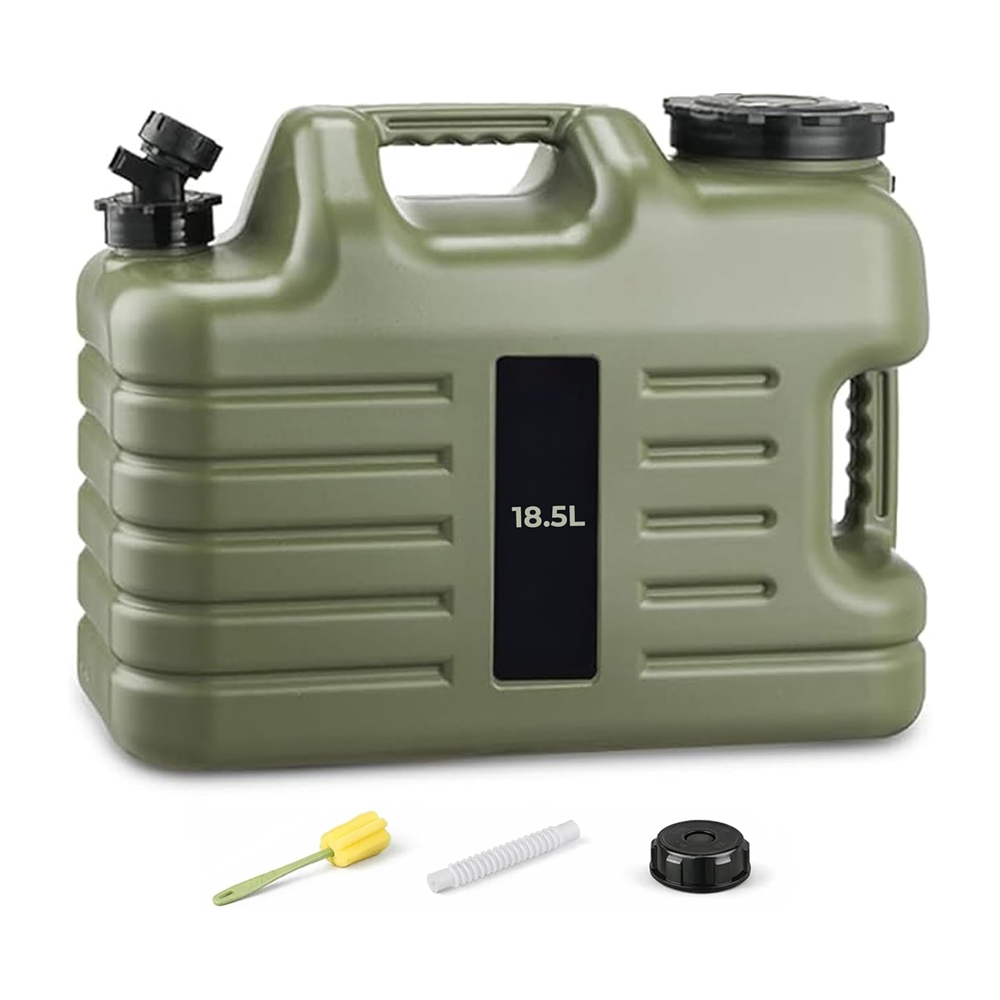 Portable Outdoor Camping Water Storage Container – BPA-Free, Durable Camping Water Jug with Spout & Accessories (18.5 Ltr)