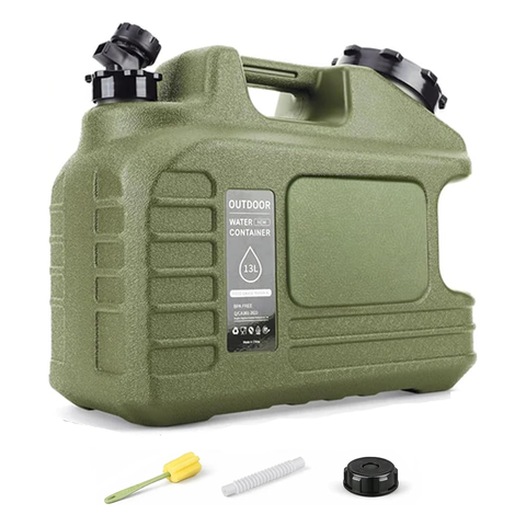 Portable Outdoor Camping Water Storage Container – BPA-Free, Durable Camping Water Jug with Spout & Accessories (13 Ltr)