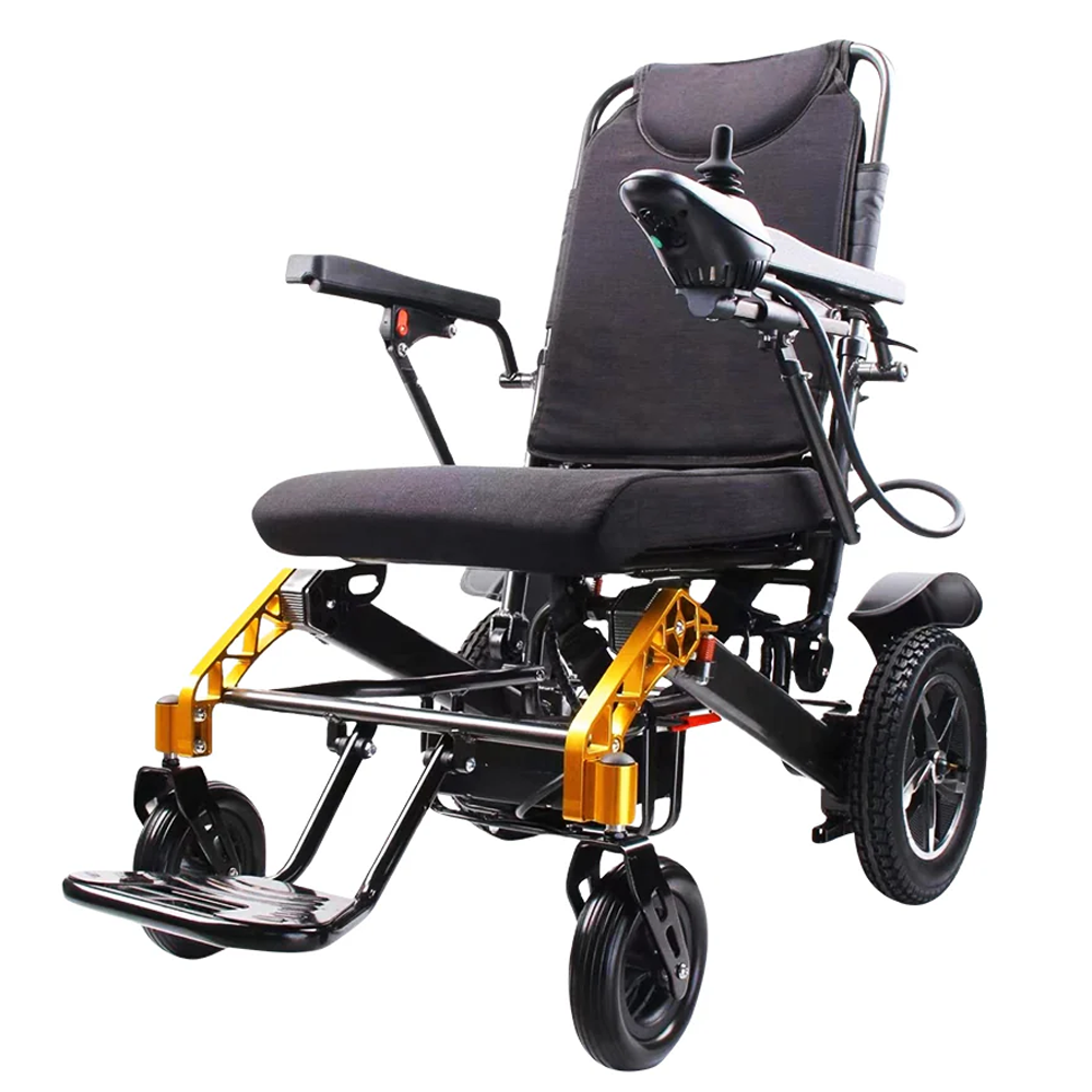Foldable Electric Wheelchair – Lightweight Power Wheelchair with Lithium Battery for Adults & Seniors