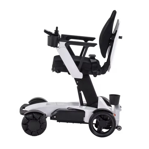 Lightweight Foldable Electric Wheelchair | Aluminum Alloy Power Wheelchair with 150kg Capacity